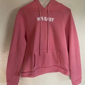Pink hoodie
